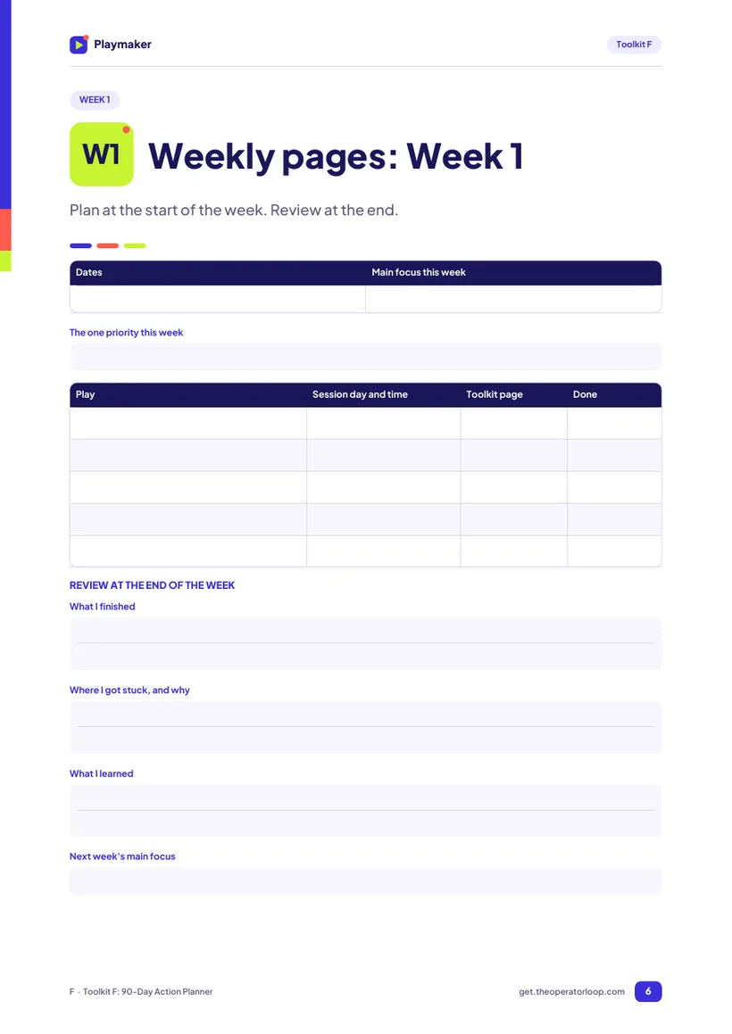 A real page from Toolkit F